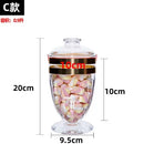 GobekUsa Acrylic Candy & Spice Jar Set for Kitchen Food Storage