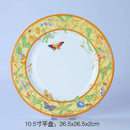 GobekUsa Bone China Dinnerware Set: Plate, Tea Cup, Saucer, Tray, Coffeeware, Kitchen dining