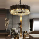 GobekUsa Crystal Water Droplet Pendant Lights: Elegant LED Dimmable Lamps for Dining Room Foyer