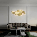 GobekUsa Large Metal Gold Wall Sconce Lamps LED Modern Luxury Home Decor Light