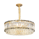 GobekUsa Crystal Chandelier: Elegant Modern Lighting for Living Room, Bedroom, and Restaurant.