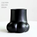 GobekUsa Cute Cartoon Cat Claw Ceramic Vase Home Decoration