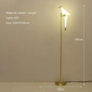 GobekUsa Bird LED Floor Lamp for Living Room & Bedroom