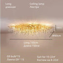 GobekUsa Crystal Water Drop Chandelier – Luxury Ceiling Light for Hotels, Restaurants, Villas