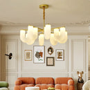 GobekUsa French Cream U-shaped Floor Lamp, Nordic Minimalism LED Light for Home Decor