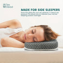 GobekUsa Comfort Ear Guard Pillow for Side Sleepers with Ear Hole, CNH Relief and Inflammation