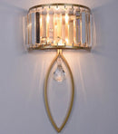GobekUsa Crystal LED Wall Lamp for Living Room Bedroom Corridor Sconce