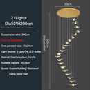 GobekUsa Bird Design LED Chandelier for Luxury Living Room and Restaurant