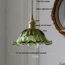GobekUsa Blue Glass LED Pendant Light: Modern Nordic Hang Lamp for Living, Dining, Coffee Room