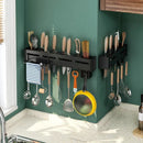 GobekUsa Kitchen Organizer: Wall-mounted Multifunction Knife and Chopsticks Storage Rack