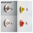 GobekUsa LED Macaron Wall Lamp: Retro Colorful Bedroom Light, E27 Living Room Lighting