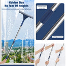 GobekUsa 2-in-1 Glass Wiper & Screen Brush | Telescopic Window Cleaner