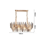 GobekUsa Gold Crystal LED Chandelier Lighting for Dinning Table