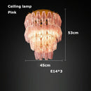 GobekUsa Glass Art LED Chandelier for Living Room