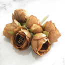 GobekUsa Gold Hybrid Flower Cherry Stamen Berries Bundle for DIY Decor