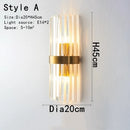 GobekUsa Gold Crystal Bracket Light: Stylish Lighting Fixtures for Home Wall Decor