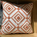 GobekUsa Leaf Embroidered Cotton Cushion Cover Set - Home Decor Pillow Covers 45x45