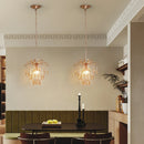 GobekUsa Crystal Led Pendant Light Modern Chandelier Ceiling Lamp for Living Room