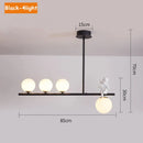 GobekUsa Glass Bubble Pendant Light with LED lamp - Angel Candle Holder Statues