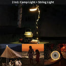 GobekUsa LED Camping Light Strip 8M Length Waterproof Outdoor Garden Decor Lamp