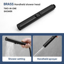 GobekUsa Black Stainless Steel High Pressure Shower Head Handheld Spray Nozzle