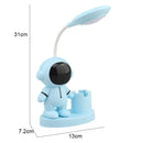 GobekUsa Astronaut Study Desk Lamp with Pencil Sharpener - Cute, Flexible & Color Adjustable
