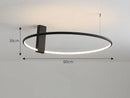 GobekUsa Circular LED Ceiling Light for Bedroom - 360 Degree Rotation