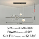 GobekUsa LED Pendant Lights for Dining Room & Kitchen - Modern Chandelier Lighting