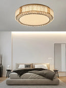 GobekUsa Glass Crystal LED Ceiling Lamp Modern Minimalist Home Décor Light Fixtures