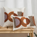 GobekUsa Geometric Embroidered Cushion Cover - 45x45cm/30x50cm - Ethnical Pattern