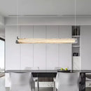 GobekUsa Cloud Fog Glass Chandelier LED Pendant Light Fixture for Modern Restaurant Bar Counter