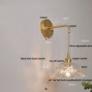 GobekUsa Clear Glass LED Wall Light - Modern Nordic Design