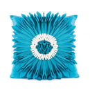 GobekUsa Geometric Waves Tufted Pillow Covers with Embroidered Tassels