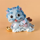 GobekUsa Chinese Mythology Lion Figurines for Luck, Wealth, and Protection