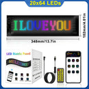 GobekUsa LED Matrix Panel: Bluetooth Programmable Logo Display for Car Windows