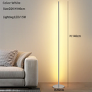 GobekUsa LED Floor Lamp 15W Aluminum Iron Paint Black/White Living Room Bedroom Lighting