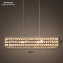 GobekUsa Gold K9 Crystal LED Ring Chandelier Pendant Light for Home Decor