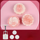 GobekUsa 3D Cherry Blossom Mooncake Mold for Mid-autumn Festival Baking