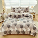 GobekUsa Aloe Cotton Printed Bed Sets 4Pcs Soft Cozy Bedding Set for Adults