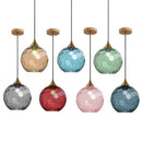 Nordic Ripple Glass Longline Pendant Light