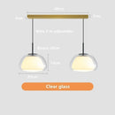 GobekUsa Glass Jelly Pendant Lamp - Minimalist Luxury Design for Home Living Room