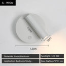 GobekUsa Adjustable LED Wall Reading Lamp 3W Spotlight for Bedroom and Hotel