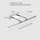 GobekUsa LED Mirror Light Wall Lamp, Modern Bathroom Lighting, 60cm 80cm