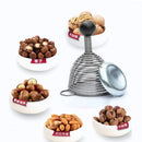 GobekUsa Kitchen Nut Shucker Tool Golden Bell Cover Stainless Steel Shell Breaker Smasher