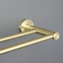 GobekUsa Brushed Gold Bathroom Hardware Set with Stainless Steel Towel Bar & Paper Holder