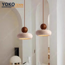 Japanese Wabi-Sabi Travertine Stone Pendant Light