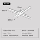 GobekUsa Linear LED Ceiling Lamp for Living Room Bedroom Lighting Fixtures