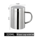 GobekUsa Double Wall Stainless Steel Coffee Mug for Home & Travel