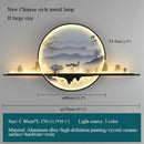 GobekUsa Landscape LED Wall Picture Light for Home Living Bedroom Study