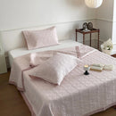 GobekUsa Cotton Quilted Bedspread Set With Pillowcases